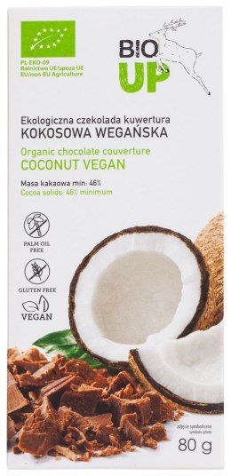 Chocolate BIO Gluten-Free Coconut Couvertura 80g