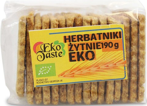 Organic Vegan Rye Biscuits 190g