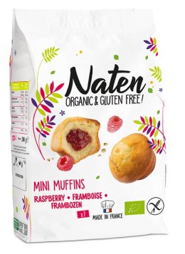 Mini Raspberry Muffins Gluten-Free BIO 200g