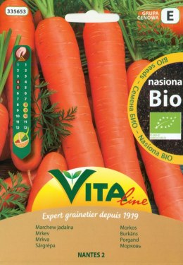Carrot Seeds (Nantes 2) BIO 5g