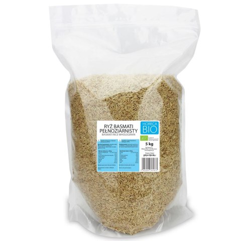 Whole Grain Organic Basmati Rice 5kg